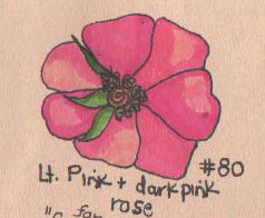 dark rose pink